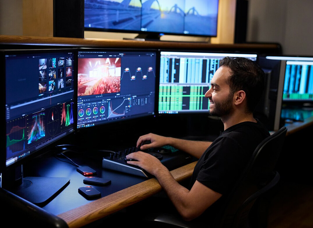 advanced color grading workstation