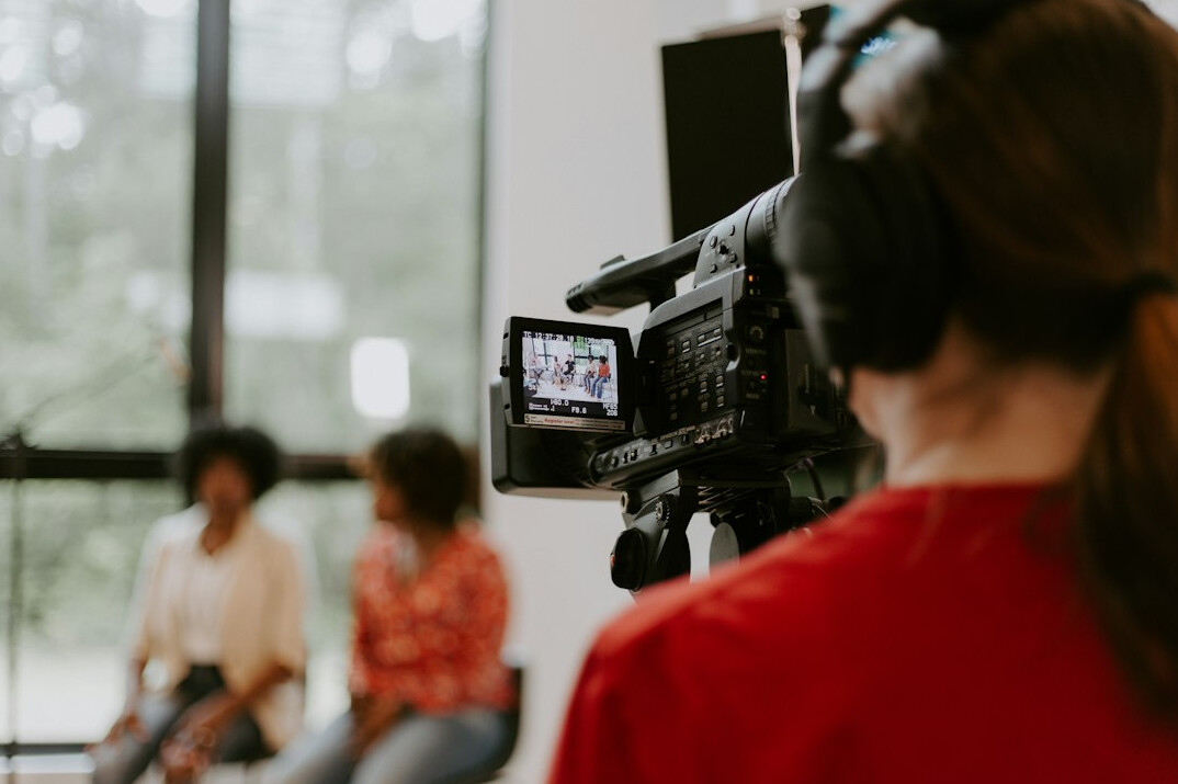 filmmaker directing documentary