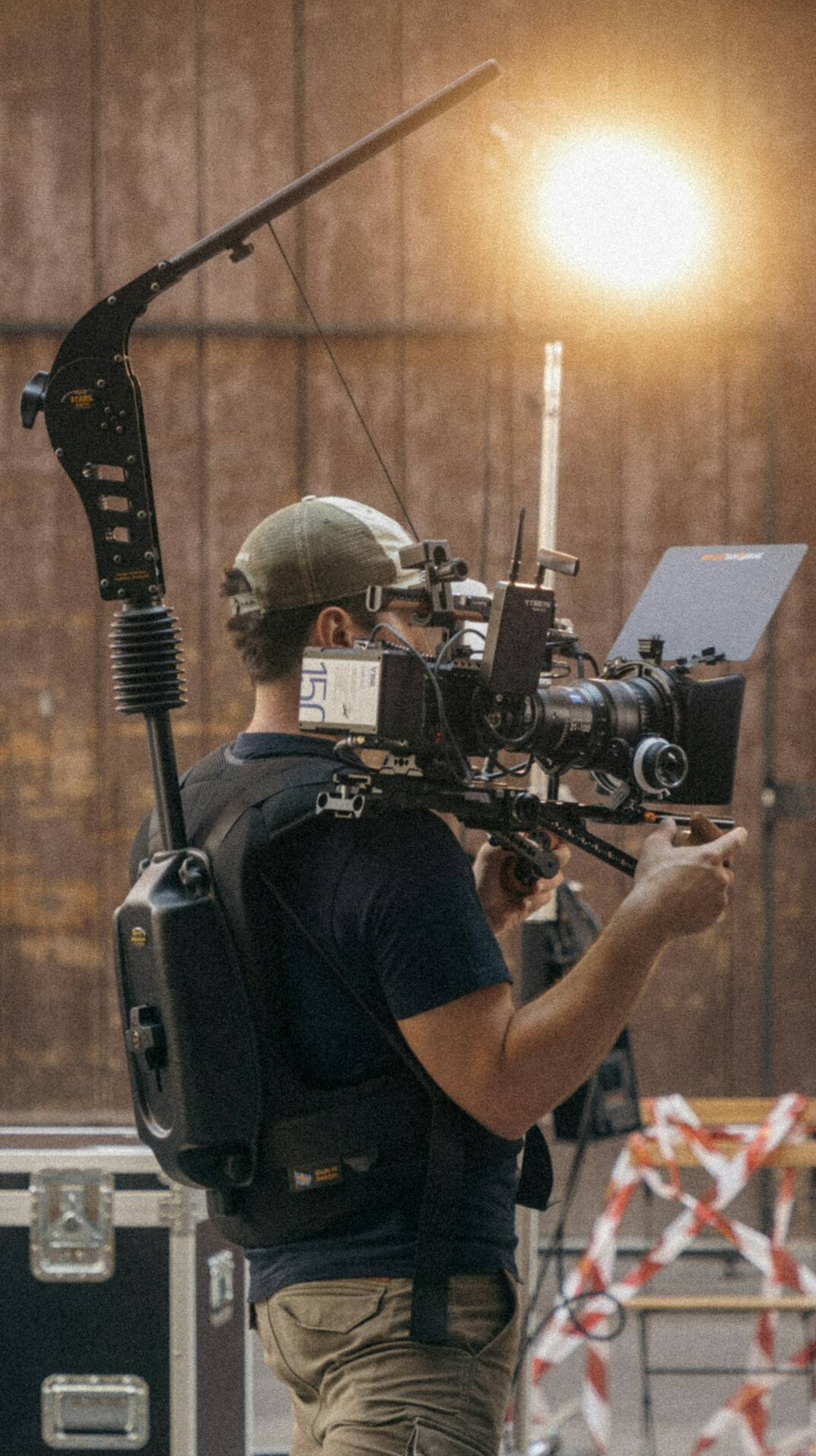 documentary filmmaker at work