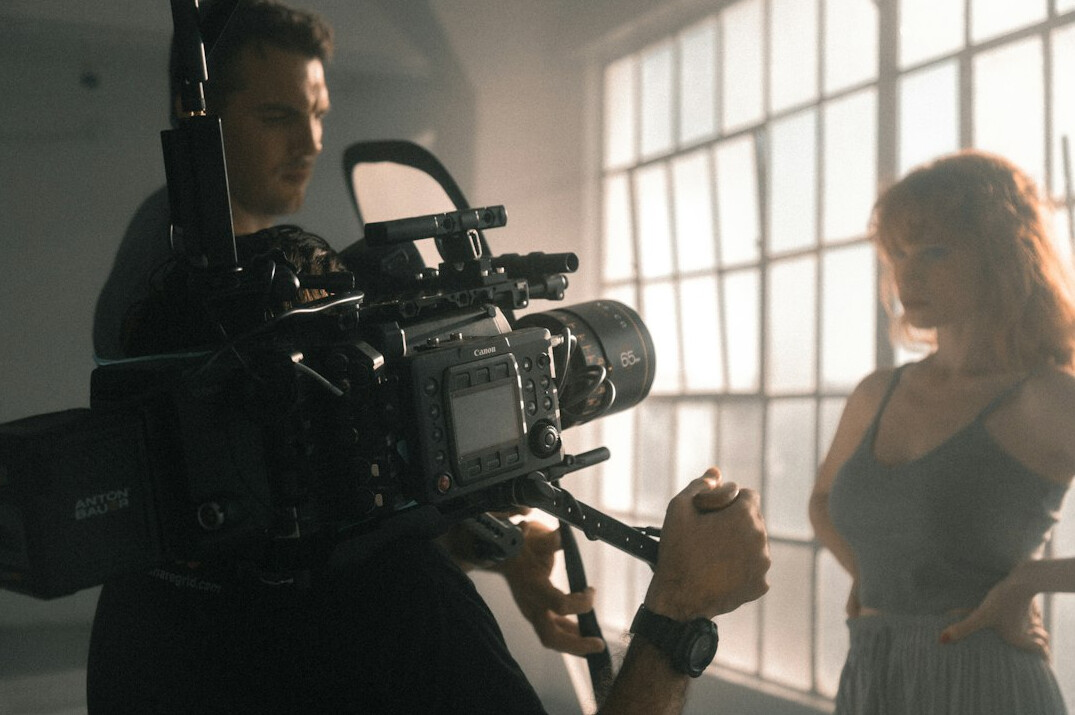 cinematographer with camera